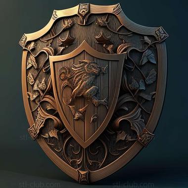 3D model shield (STL)